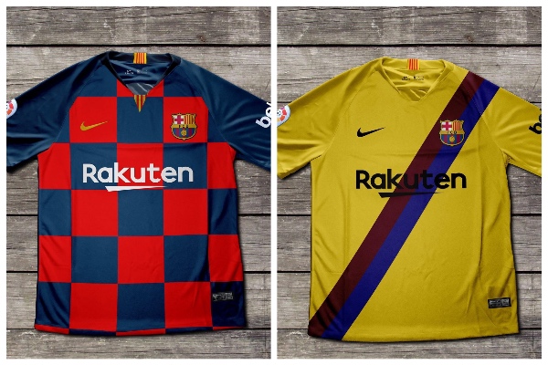 FC Barcelone Images des prochains maillots domicile et extérieur 2019 20