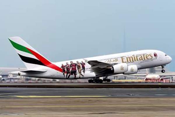 L'Airbus Emirates du Milan AC, en images