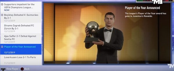 Les 10 prochains Ballon d'or sur FIFA 19 : Cristiano Ronaldo en 2019