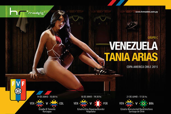 Le Venezuela (groupe C) avec Tania Arias