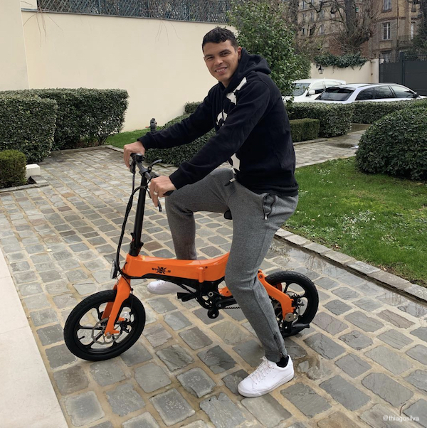 Ces footballeurs qui roulent à l'électrique K-Wheels : Thiago Silva