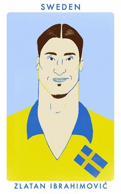 Les footballeurs à la mode années 70 : Zlatan Ibrahimovic (Suède)