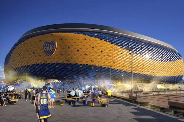Les images de la future Bombonera de Boca Juniors