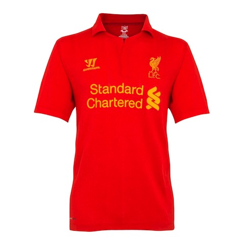 Les maillots les plus vendus en 2012 : 10. Liverpool