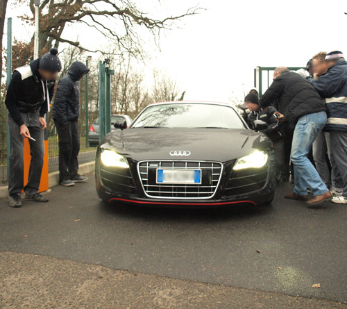 L'Audi R8 de Javier Pastore, un bolide à plus de 160 000€