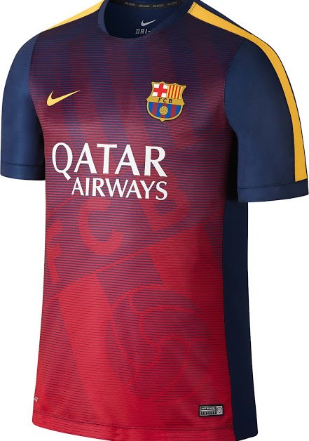 Découvrez les nouveaux maillots d'entraînement du FC Barcelone