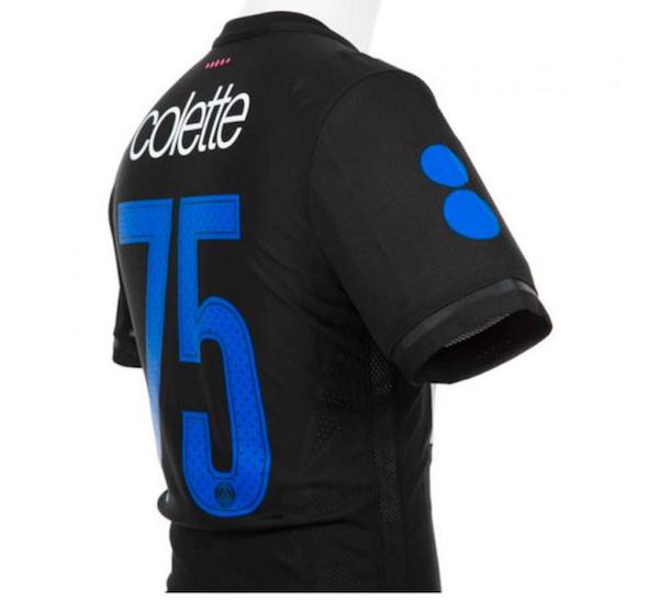 Les images des maillots produits conjointement par le PSG et Colette