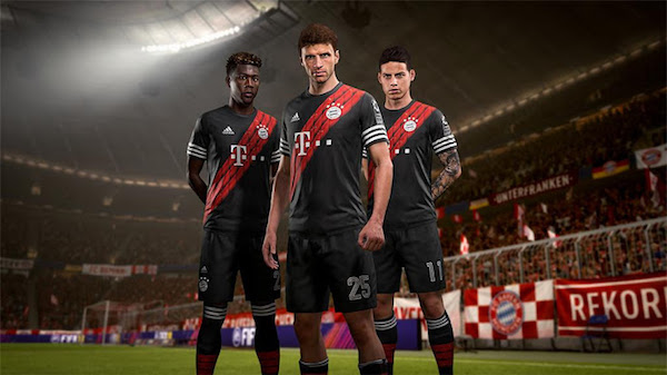 Les 4e maillots des équipes adidas sur FIFA 18 : celui du Bayern