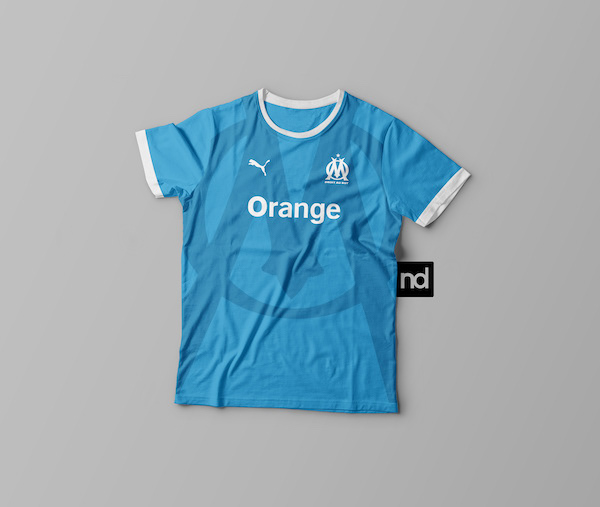 Si les maillots des clubs s'inspiraient des logos : l'OM