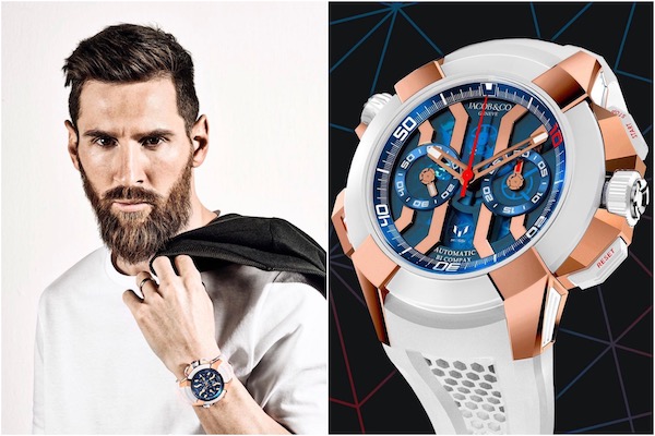 Les montres de Lionel Messi : Epic X Chrono en or rose 18k