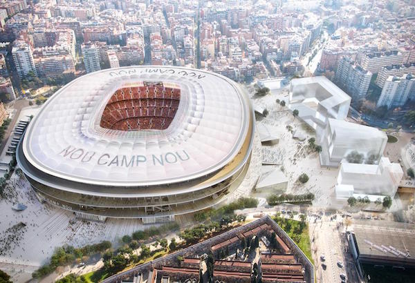 Images du futur Camp Nou du FC Barcelone, sous tous les angles