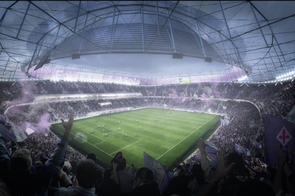 Visite en images du futur stade de la Fiorentina