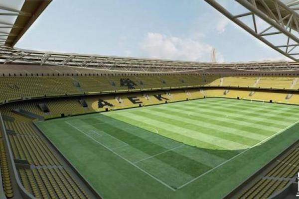 11 stades qui ouvrent en 2022 :  Agia Sofia Stadium (Grèce) = 33 000 places