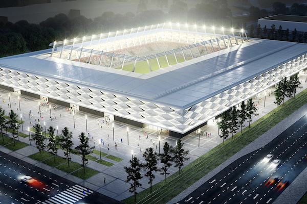 Stade national du Luxembourg, Luxembourg = 9 400