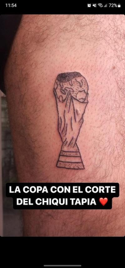 Best of des tatouages les plus moches pour célébrer la victoire de l'Argentine au Mondial 2022