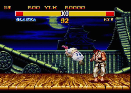 La roulade de Valbuena en 10 images détournées : face à Ryu dans Street Fighter