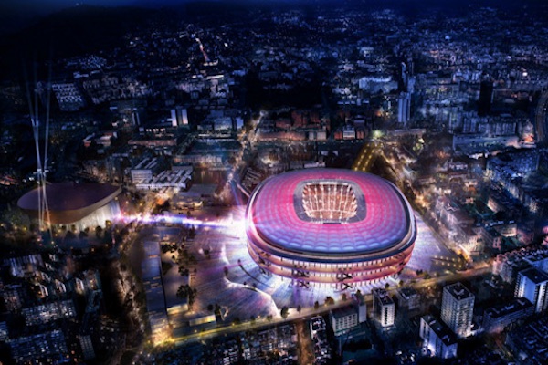 Images du futur stade du Camp Nou après rénovation