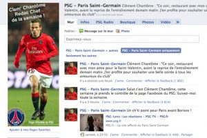 Le Facebook du PSG