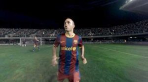 Andrés Iniesta pour Nike et la chaussure CTR 360 Maestri II