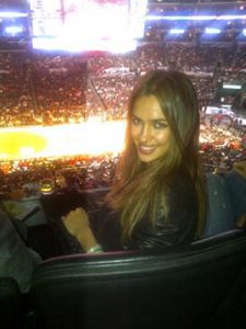 Irina Shayk au NBA All Star Game