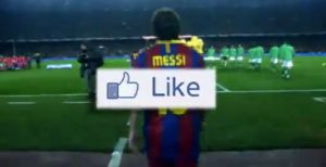 Lionel Messi FC Barcelone Facebook