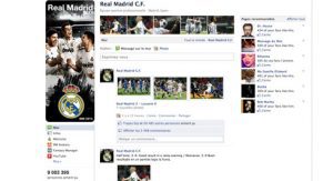 Real Madrid sur Facebook