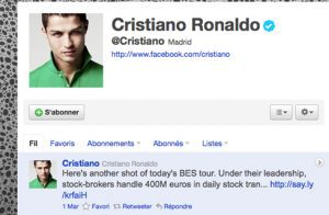 Twitter de Cristiano Ronaldo