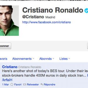 Twitter de Cristiano Ronaldo