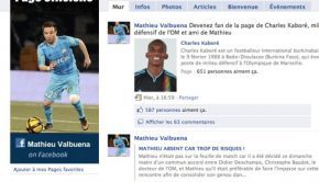 Mathieu Valbuena sur Facebook