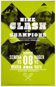 nike clash of The Champions avec Nadal et Federer
