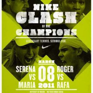 nike clash of The Champions avec Nadal et Federer