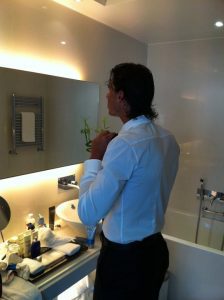 Rafael Nadal en visite au Palais du Prince Albert