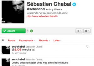 Chabal sur Twitter