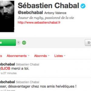 Chabal sur Twitter