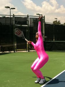 serena Williams en rose