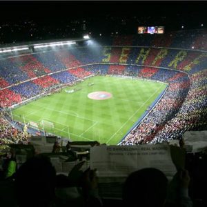 Le Camp Nou pour FC Barcelone-Real Madrid