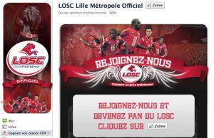 Page Facebook du Losc