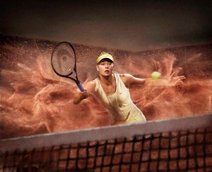 Maria Sharapova et sa robe pour Roland Garros 2011