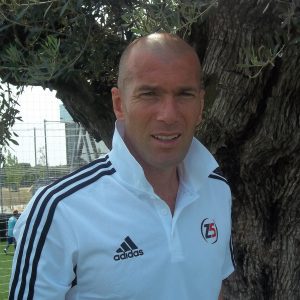 Zinedine Zidane était tout sourire, ce jeudi à Aix