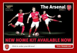 Arsenal nouveau maillot