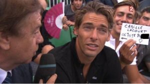 Camille Lacourt à Roland Garros 2011