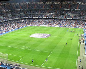 Stade Santiago Bernabeu du Real Madrid