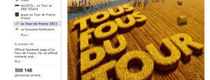 Page Facebook du Tour de France 2011