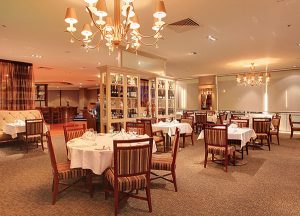 Salle à manger du XV de france en Nouvelle-Zélande