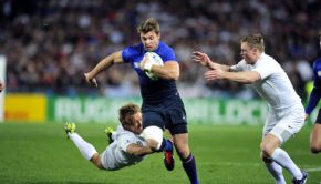 Vincent CLERC lors de France-Angleterre de rugby @iconsport