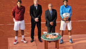 Nadal, Federer et Courier - @Iconsport
