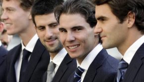 Federer, Nadal et Djokovic - @Iconsport