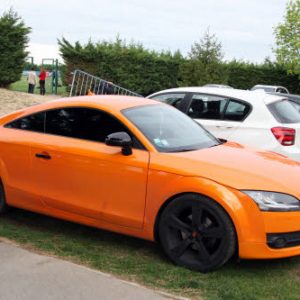 L'Audi orange de Rémy Cabella - Photos @Icon Sport