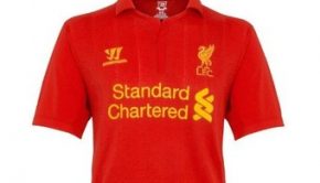 Le maillot 2012-2013 du FC Liverpool