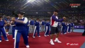 Djokovic danse le Gangnam Style à Pékin